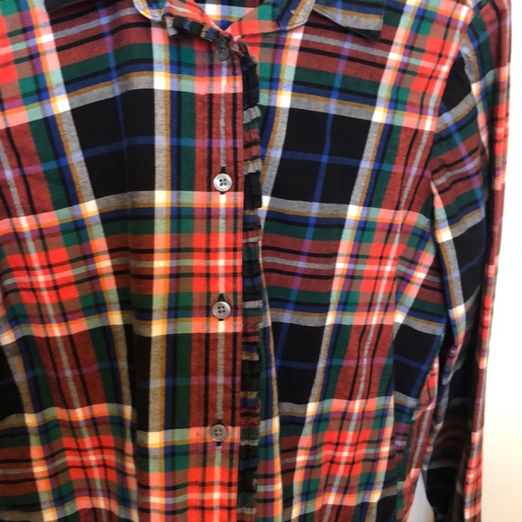 Banana republic plaid long sleeve shirt - Picture 6 of 6